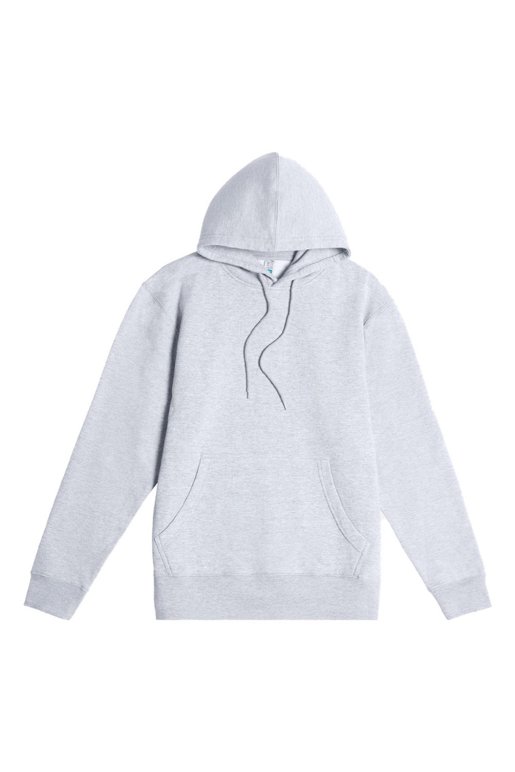 Lane Seven LS18002 Mens Future Fleece Hooded Sweatshirt Hoodie w/ Pouch Pocket Heather Grey Flat Front
