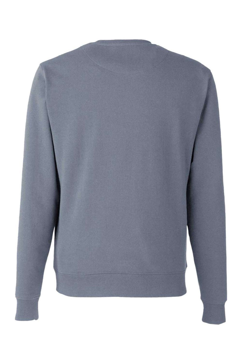 Econscious EC5305 Mens Reclaimist Crewneck Sweatshirt w/ Pockets Basalt Grey Flat Back