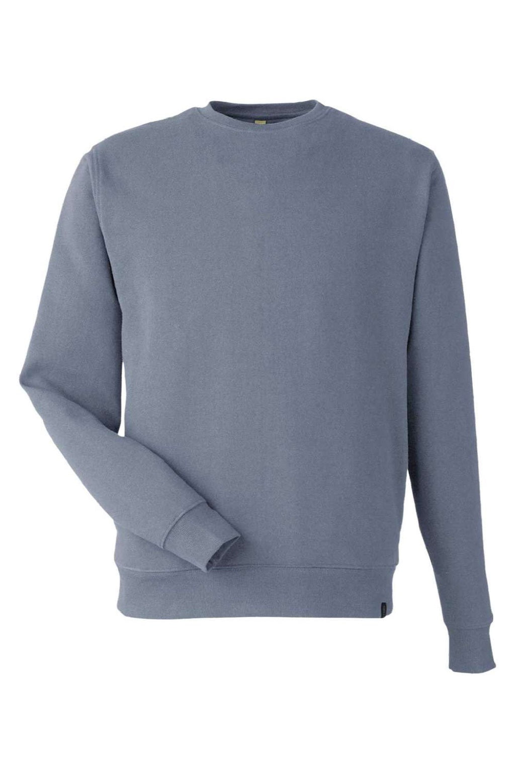 Econscious EC5305 Mens Reclaimist Crewneck Sweatshirt w/ Pockets Basalt Grey Flat Front