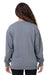 Econscious EC5305 Mens Reclaimist Crewneck Sweatshirt w/ Pockets Basalt Grey Model Back