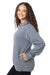 Econscious EC5305 Mens Reclaimist Crewneck Sweatshirt w/ Pockets Basalt Grey Model Side