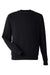 Econscious EC5305 Mens Reclaimist Crewneck Sweatshirt w/ Pockets Black Flat Front