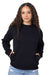 Econscious EC5305 Mens Reclaimist Crewneck Sweatshirt w/ Pockets Black Model Front