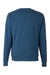 Econscious EC5305 Mens Reclaimist Crewneck Sweatshirt w/ Pockets Tidal Blue Flat Back