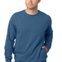 Econscious Mens Reclaimist Crewneck Sweatshirt w/ Pockets - Tidal Blue - Coming Soon