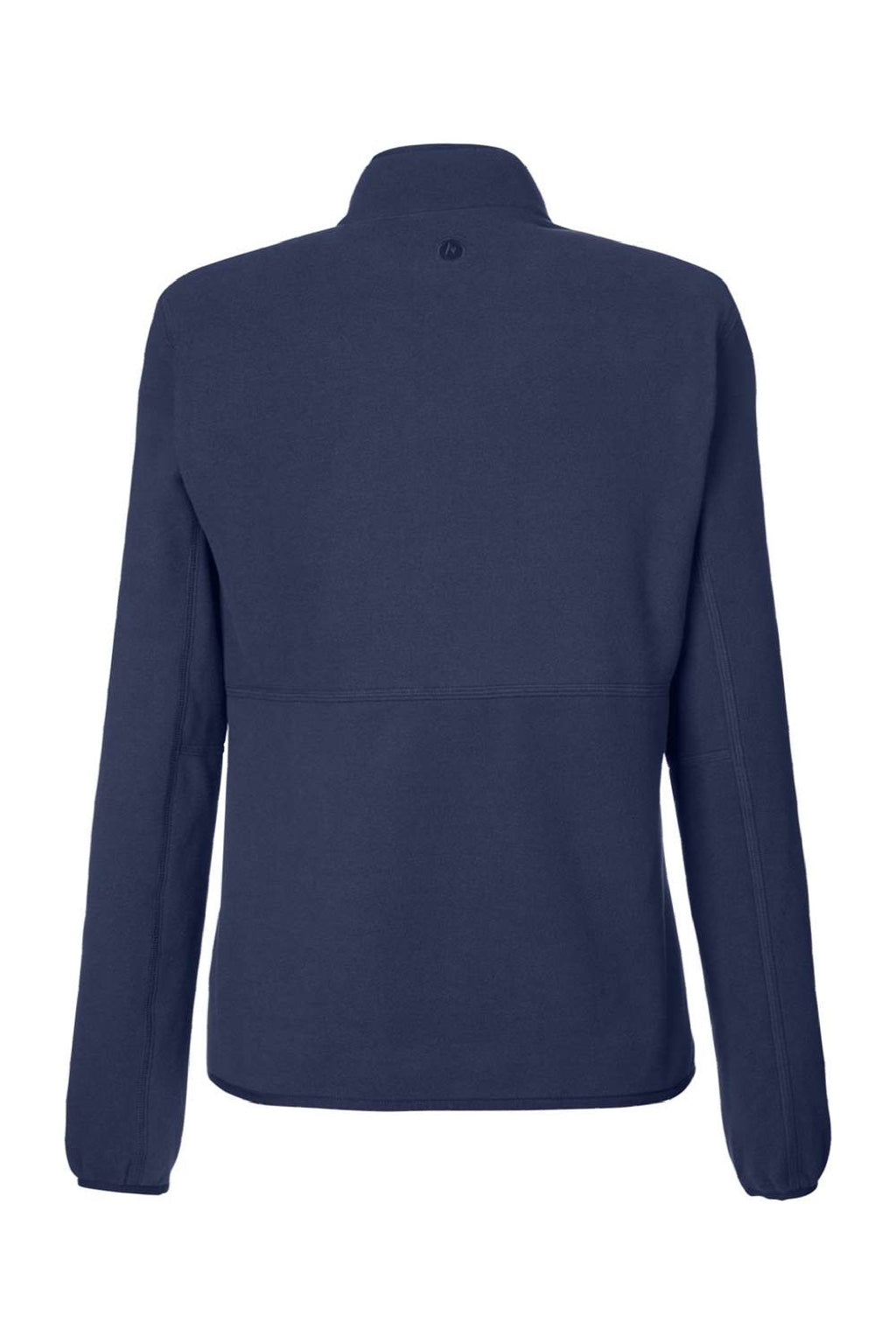 Marmot M12403 Womens Rocklin Fleece 1/4 Zip Jacket Arctic Navy Blue Flat Back