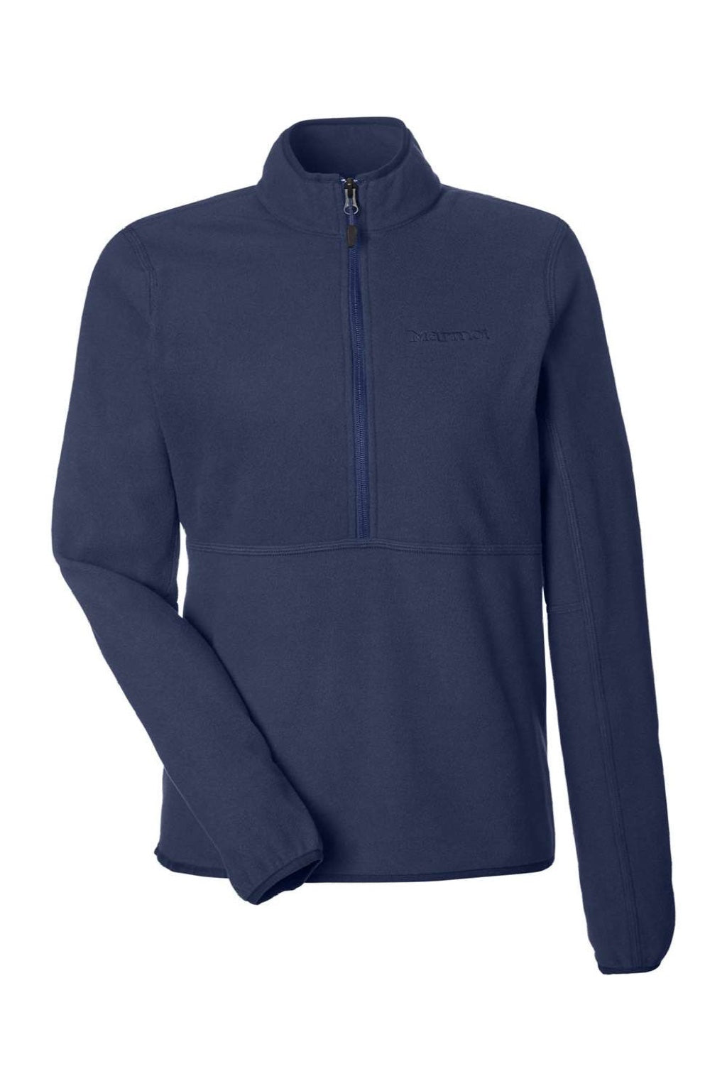 Marmot M12403 Womens Rocklin Fleece 1/4 Zip Jacket Arctic Navy Blue Flat Front