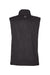 Marmot M16251 Womens Drop Line Fleece Full Zip Vest Heather Black Flat Back