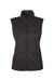 Marmot M16251 Womens Drop Line Fleece Full Zip Vest Heather Black Flat Front