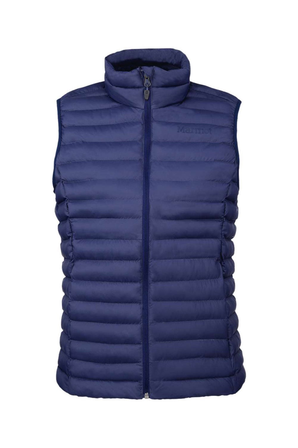 Marmot M15872 Womens Echo Featherless Full Zip Vest Arctic Navy Blue Flat Front