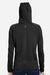 Marmot M15393 Womens Leconte Fleece Full Zip Hooded Jacket Black Model Back