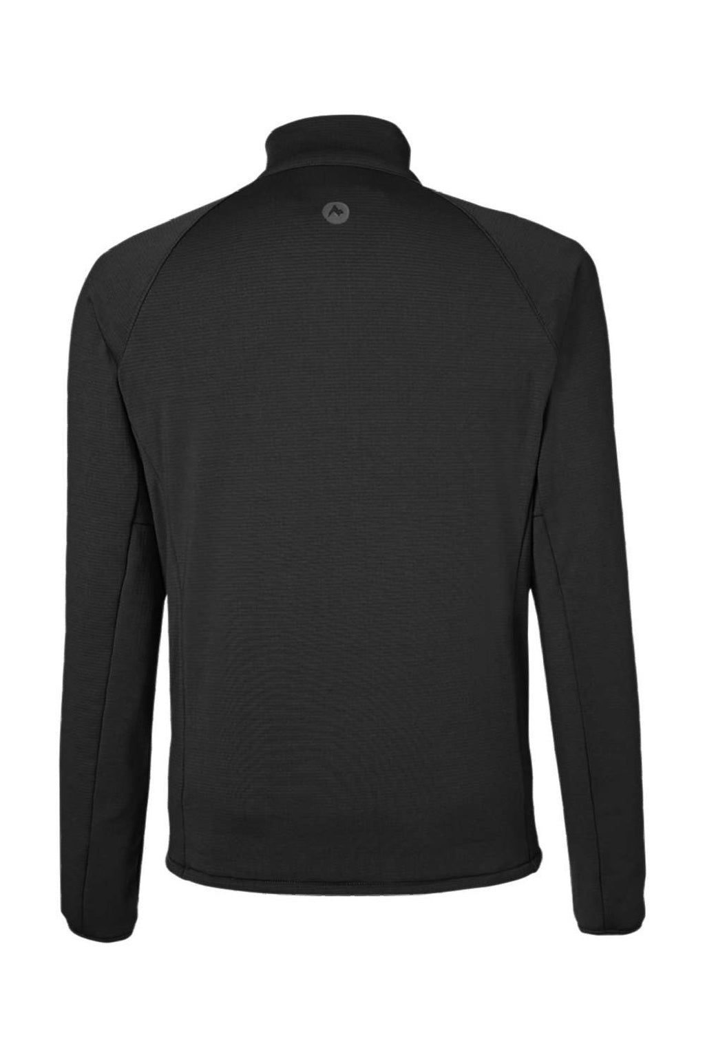 Marmot M15382 Mens Leconte Fleece Full Zip Jacket Black Flat Back