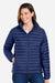 Marmot M15870 Womens Echo Featherless Full Zip Jacket Arctic Navy Blue Model Front