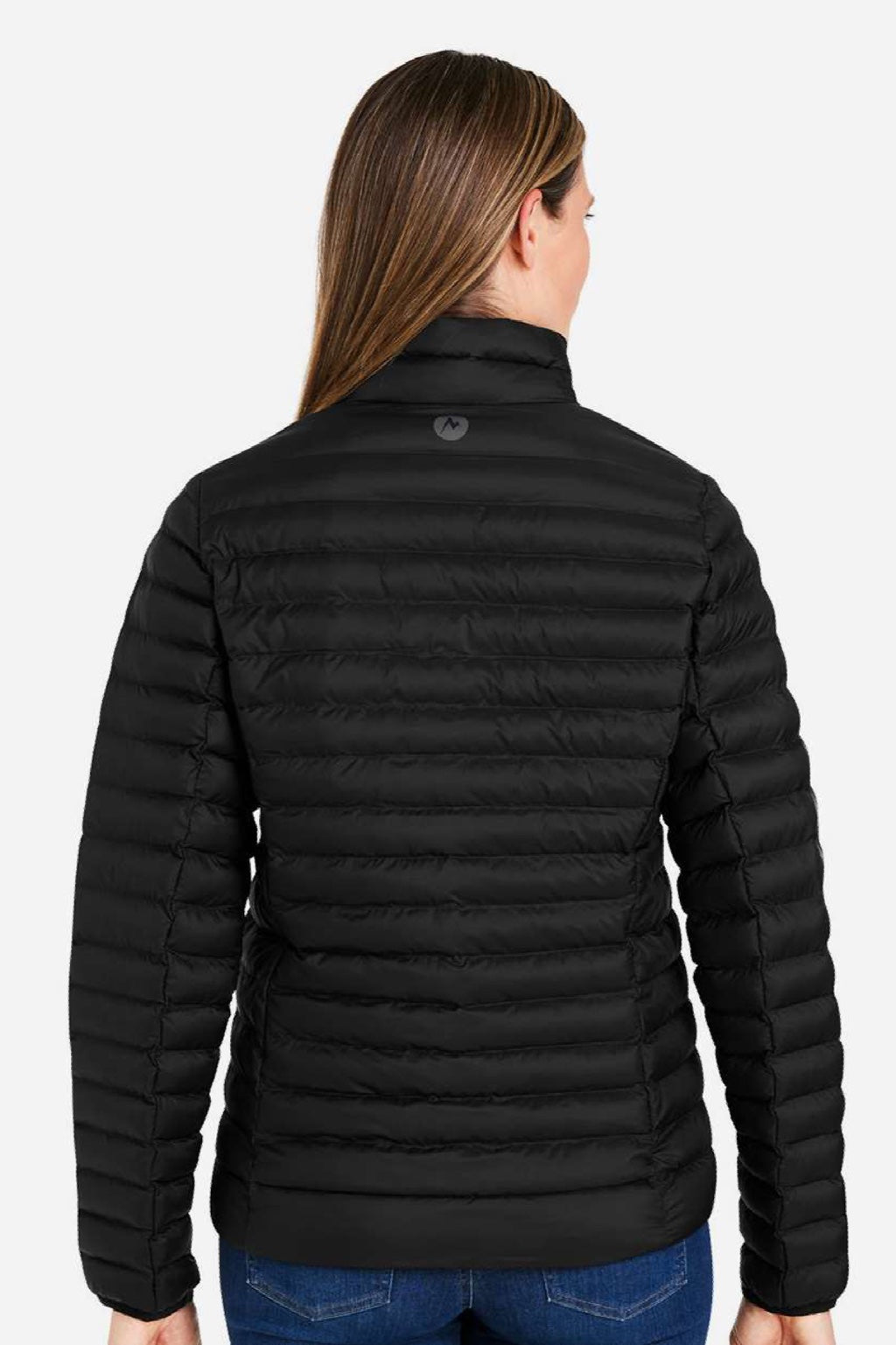 Marmot M15870 Womens Echo Featherless Full Zip Jacket Black Model Back