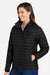 Marmot M15870 Womens Echo Featherless Full Zip Jacket Black Model Side