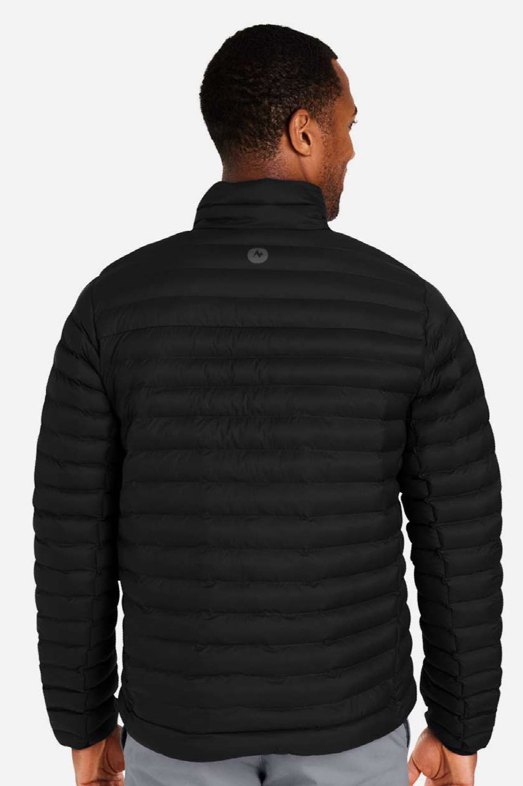 Marmot M15910 Mens Echo Featherless Full Zip Jacket Black Model Back