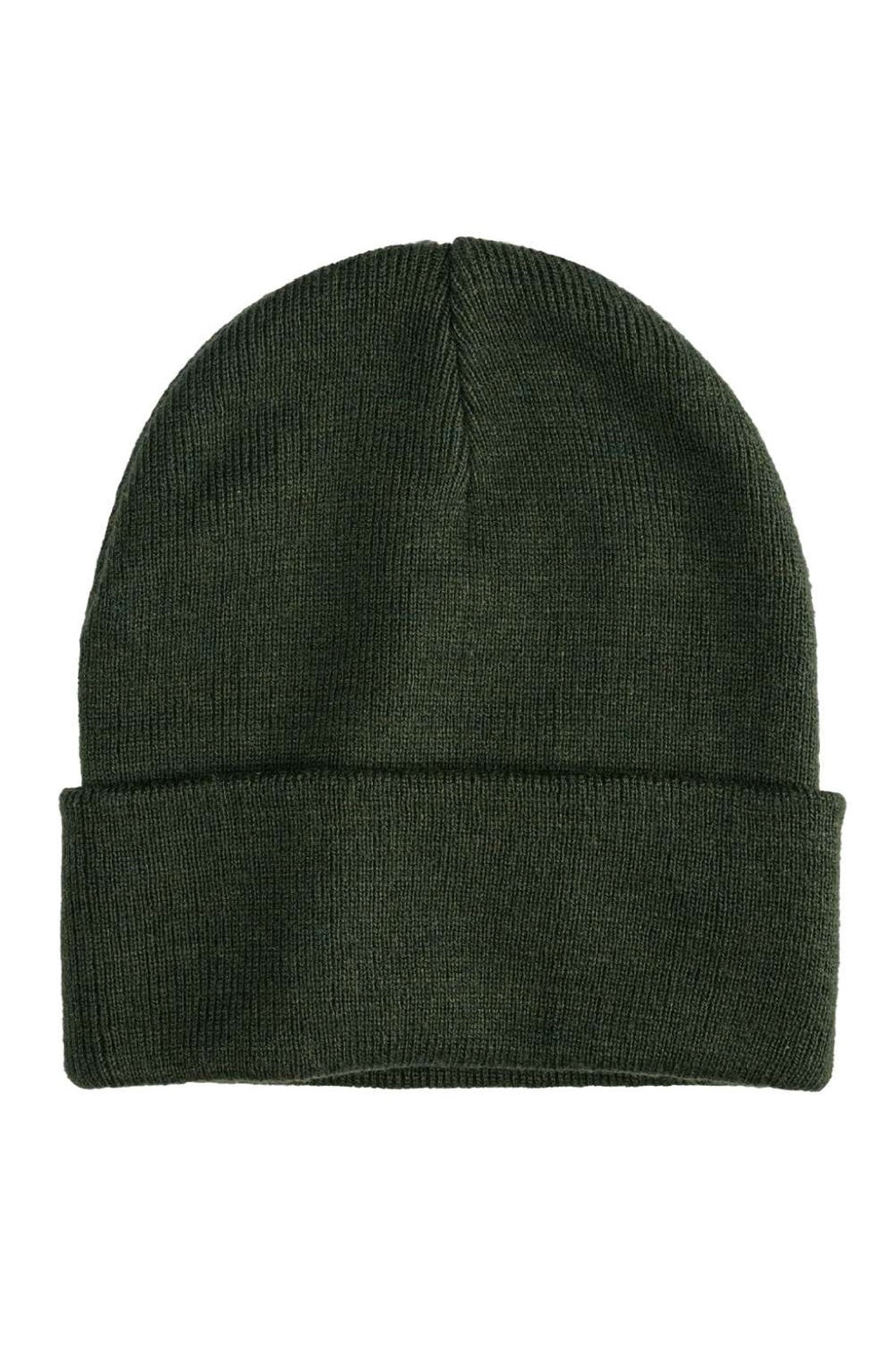 Econscious Hats ec7045 Mens Base Camp Beanie Alpine Green Flat Front