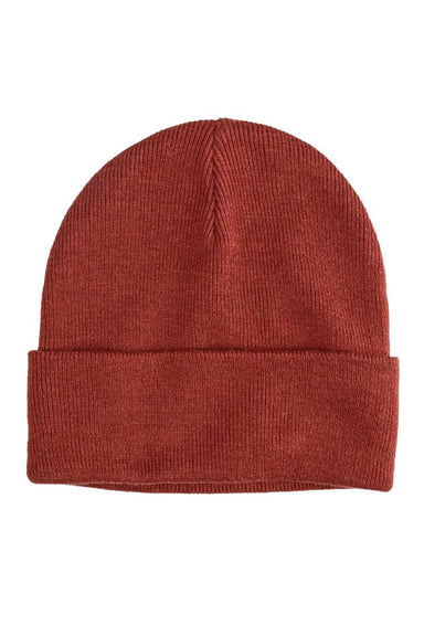 Econscious Hats ec7045 Mens Base Camp Beanie Flame Red Flat Front