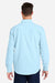 Huk H150172 Mens Tide Point Long Sleeve Button Down Shirt Crystal Blue Model Back