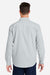 Huk H150172 Mens Tide Point Long Sleeve Button Down Shirt Harbor Mist Grey Model Back