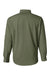 Huk H150172 Mens Tide Point Long Sleeve Button Down Shirt Moss Green Flat Back