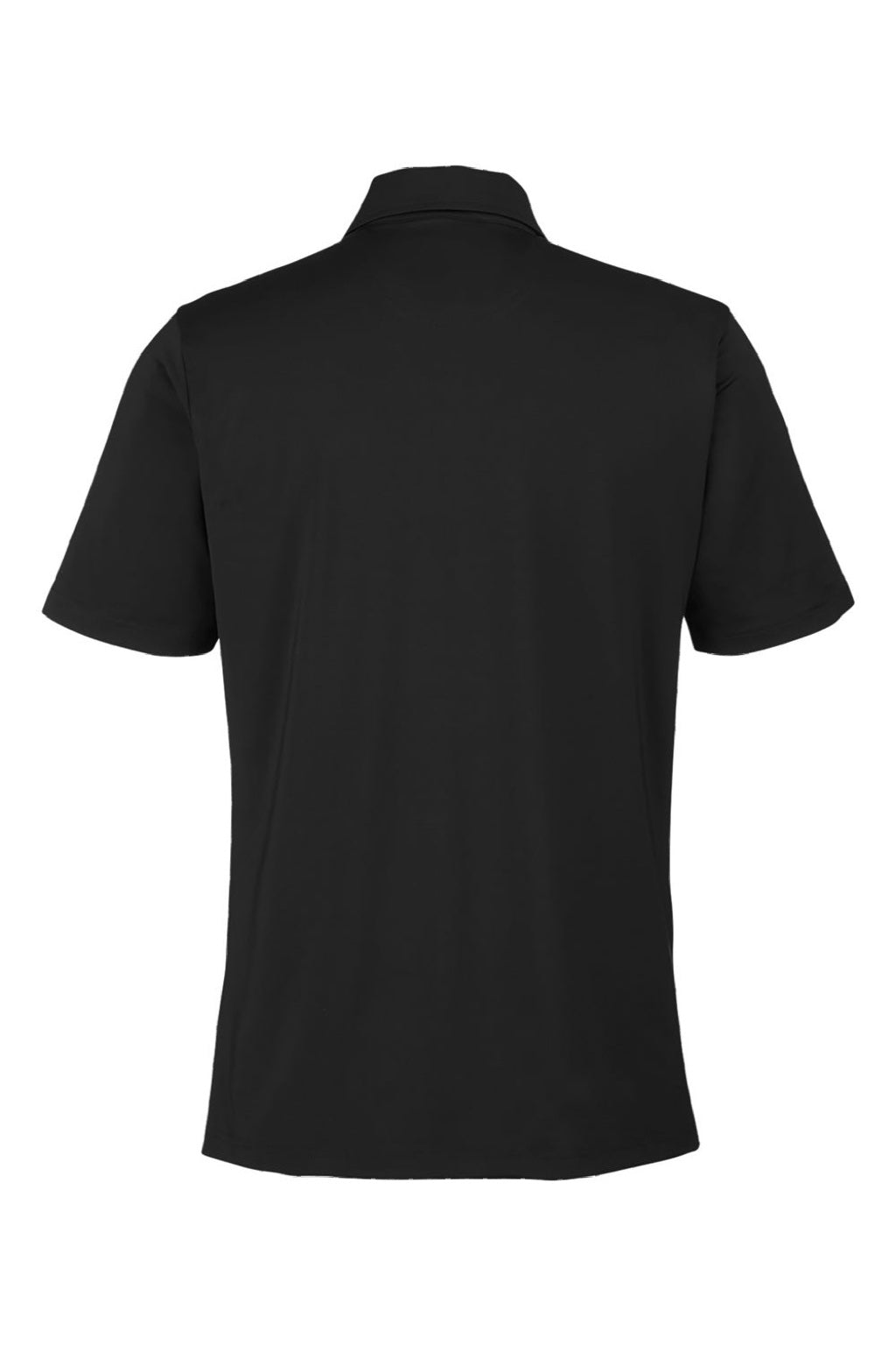 Fairway & Greene F31534 Mens USA Made Tournament Solid Tech Short Sleeve Polo Shirt Black Flat Back