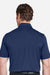 Fairway & Greene F31534 Mens USA Made Tournament Solid Tech Short Sleeve Polo Shirt Marine Blue Model Back