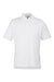 Fairway & Greene F31534 Mens USA Made Tournament Solid Tech Short Sleeve Polo Shirt White Flat Front