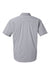 Huk H150183 Mens Creekbed Short Sleeve Button Down Shirt Night Owl Grey Flat Back
