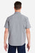 Huk H150183 Mens Creekbed Short Sleeve Button Down Shirt Night Owl Grey Model Back