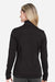 Fairway & Greene F12250 Womens Wells 1/4 Zip Tech Sweatshirt Black/White Model Back