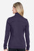 Fairway & Greene F12250 Womens Wells 1/4 Zip Tech Sweatshirt Eclipse Blue/White Model Back