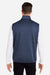 Huk H130099 Mens Cold Front Full Zip Vest Heather Naval Academy Blue Model Back