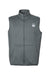 Huk H130099 Mens Cold Front Full Zip Vest Heather Volcanic Ash Grey Flat Front