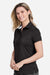 Fairway & Greene M32232 Womens Claire Tech Short Sleeve Polo Shirt Black Model Side