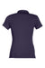 Fairway & Greene M32232 Womens Claire Tech Short Sleeve Polo Shirt Eclipse Blue Flat Back
