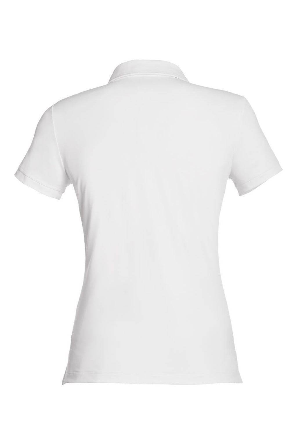Fairway & Greene M32232 Womens Claire Tech Short Sleeve Polo Shirt White Flat Back