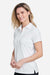Fairway & Greene M32232 Womens Claire Tech Short Sleeve Polo Shirt White Model Side