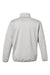 Huk H130098 Mens Cold Front 1/4 Zip Sweatshirt w/ Pockets Heather Harbor Mist Grey Flat Back