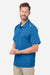 Huk H12L005 Mens LoPro Performance Short Sleeve Polo Shirt Set Sail Blue Model Side