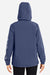 Huk H640027 Womens Storm Full Zip Hooded Rain Jacket Naval Academy Blue Model Back