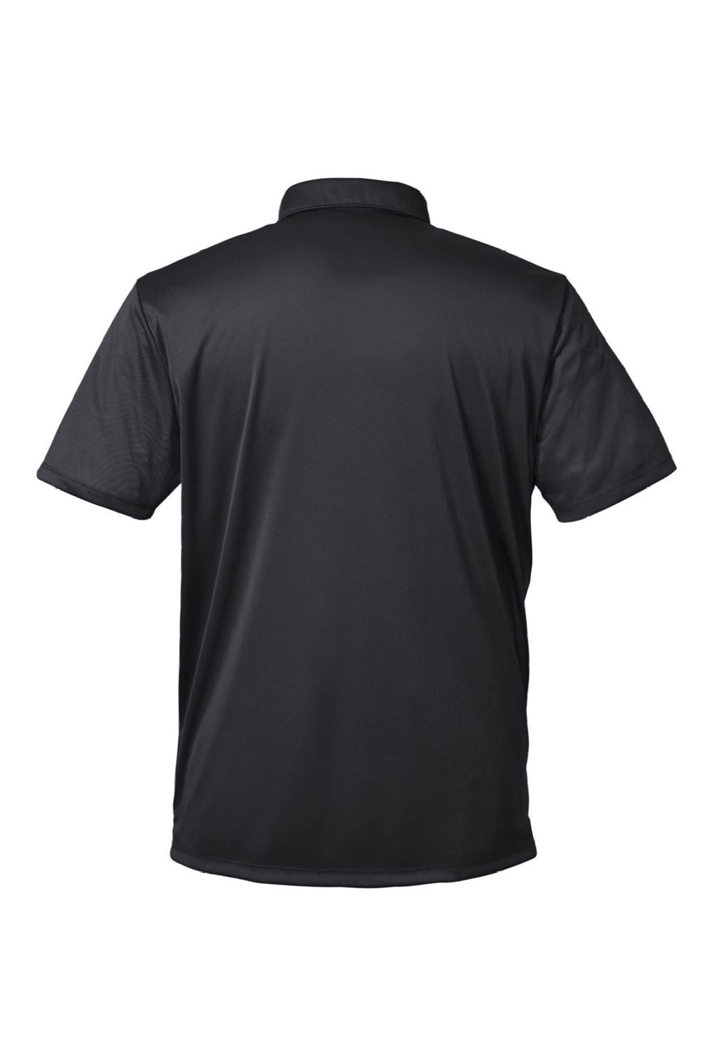 Huk H120558 Mens Pursuit Performance Short Sleeve Polo Shirt Black Flat Back