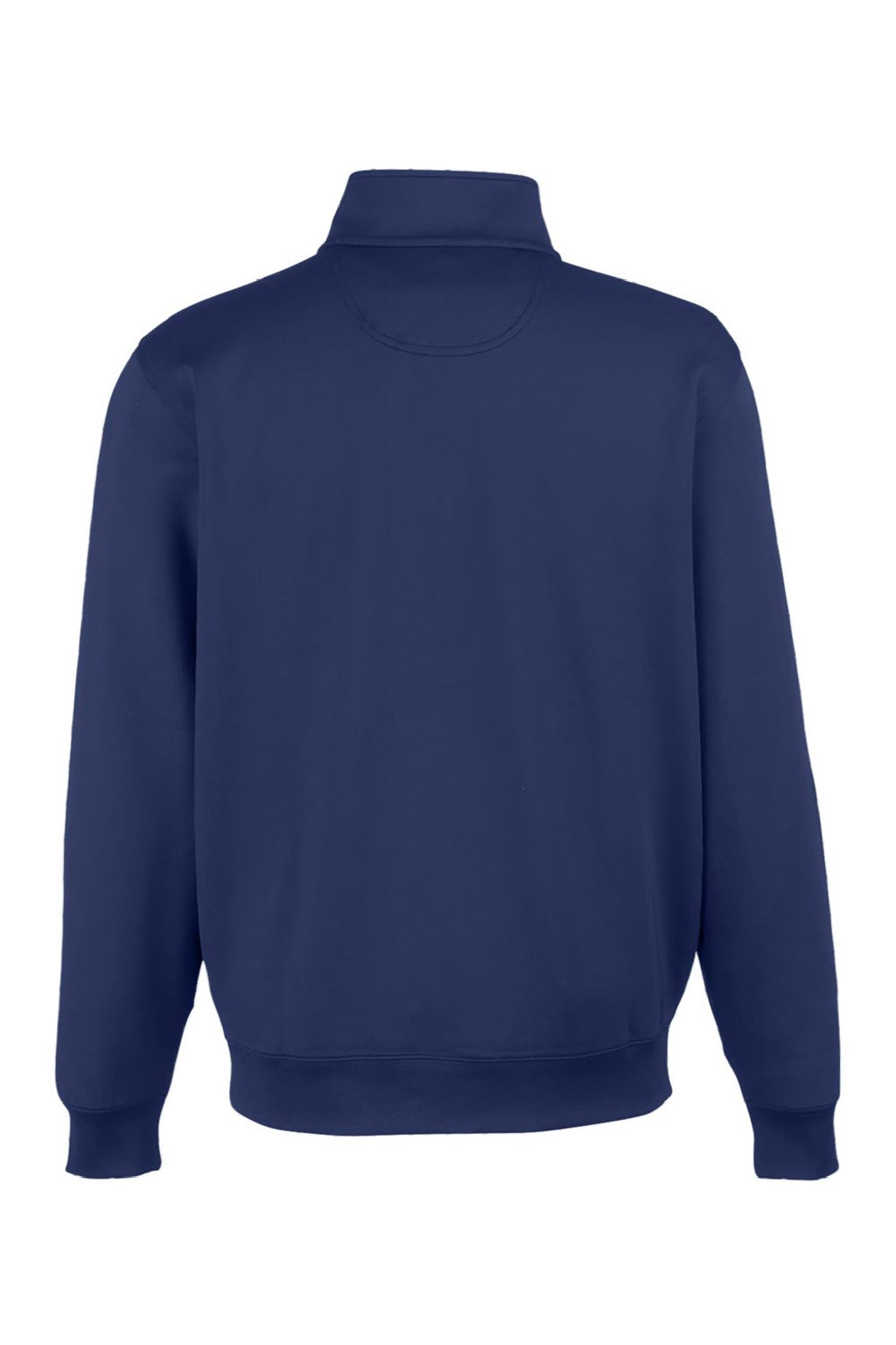 Fairway & Greene C11512 Mens Caves 1/4 Zip Tech Sweatshirt Marine Blue Flat Back