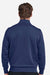 Fairway & Greene C11512 Mens Caves 1/4 Zip Tech Sweatshirt Marine Blue Model Back