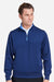 Fairway & Greene C11512 Mens Caves 1/4 Zip Tech Sweatshirt Marine Blue Model Front