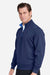 Fairway & Greene C11512 Mens Caves 1/4 Zip Tech Sweatshirt Marine Blue Model Side