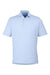 Fairway & Greene I11526 Mens USA Made Mini Stripe Tech Short Sleeve Polo Shirt Bluff Blue Flat Front