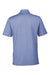 Fairway & Greene I11526 Mens USA Made Mini Stripe Tech Short Sleeve Polo Shirt Marine Blue Flat Back