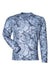 Huk H12L003 Mens LoPro Camo Long Sleeve Crewneck T-Shirt Erie Camo Flat Front