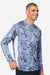 Huk H12L003 Mens LoPro Camo Long Sleeve Crewneck T-Shirt Erie Camo Model Side